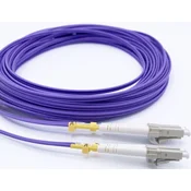 Fo lc/upc - lc/upc mm 3m om4 dx purple