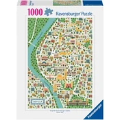 Ravensburger Puzzle Zemljevid Seville 1000 kosov