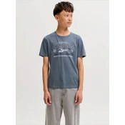 Jack & Jones Junior Majica mornarska / safir / bela