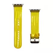 Transparent Apple Watch Sport Silicone Strap 38/40/41mm zlatni
