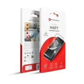 FORCELL Kaljeno steklo za iPhone 12/12 PRO Forcell Matt Glass, črno