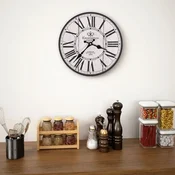shumee vidaXL Starinska londonska stenska ura, 30 cm