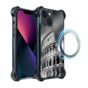 shumee Ovitek za iPhone 13 IBIZU DropGuard Ultra z MagSafe, Noir City, Colosseum