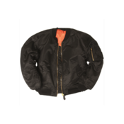 Jakna bomber MILTEC US BASIC MA1 FLIGHT - črna/oranžna