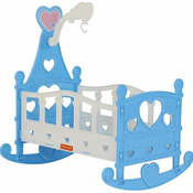 Djecja igracka Polesie - Krevet za lutke Heart, plavi