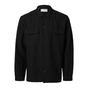 SELECTED HOMME Srajca SLH-LEROY SUN črna