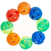 shumee Zooroom | Mačja igrača | Plastična žoga z zvončkom 3,8 cm - Plastična žoga z zvončkom (tačke) 3,8 cm