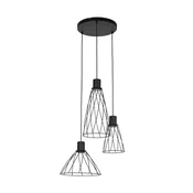 TK Lighting Viseča svetilka modesto črna 10187 TK Lighting