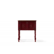 Hanah Home Ada Dresser Komoda, Crvena