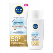 BEIERSDORF Nivea Sun nevidljivi dnevni fluid lagani spf 50+ 40 ml