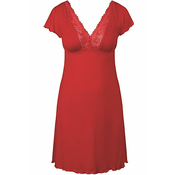 Nipplex Ženska spalna srajčka Estera red, rdeča, M