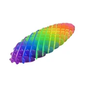 shumee Rainbow Fidget Toy Transparent Anti-stres Colorful Fleksibilna 12 cm