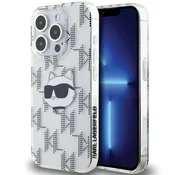 Karl Lagerfeld Etui Karl Lagerfeld IML Choupette Head & Monogram za iPhone 15 Pro Max - prozorno