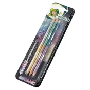 Lesene barvice Jolly kinderfest crazy metallic dvostranske 3 kosi v blisterju
