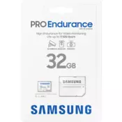 SAMSUNG spominska kartica pro endurance, micro sdhc, 32gb, u1, v10, uhs-i, z sd adapterjem