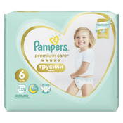 Pampers Plenice za enkratno uporabo Premium hlačne plenice - velikost 6 - 31 kos