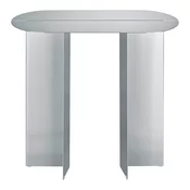 Pomoćni stol od nehrđajućeg čelika u mat srebrnoj boji 35x80 cm Oru – Blomus