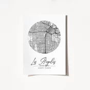 Wallity Poster Los Angeles-2076, 21x29,7 cm, Beli
