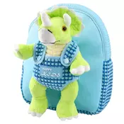 Sazio Neo Predškolski ranac Triceratops Lush, Plavi