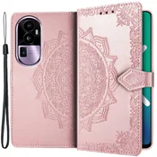 GS Ovitek za Oppo Reno 10/10 Pro, Mandala, roza zlata