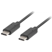 Lanberg Lanberg USB kabel 2.0 macho/USB C macho 1,8m črnec, (21090703)