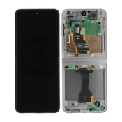 Zaslon OLED za Samsung Z Flip 6 F741B, Steklo na dotik z okvirjem, GH82-35014A, Genuine Service Pack