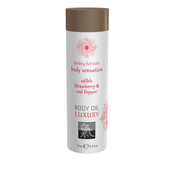 Luxury Body Oil Edible - Strawberry & Red Pepper