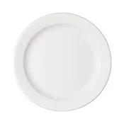 BAUSCHER plitev krožnik z robom System, bel, premer 257 mm