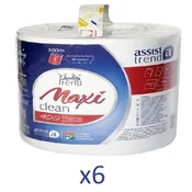 ASSIST-TREND Papirni ubrus Maxi Clean, Dvoslojni, 400 listova, 6 rolni, Beli