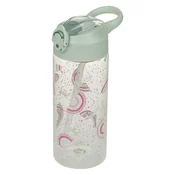 BAAGL Tritanova steklenica za pijačo s slamico Mavrica, 500 ml