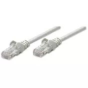 Intellinet Network Patch Cable, Cat6, 15m, Grey, CCA, U/UTP, PVC, RJ45, Gold Plated Contacts, Snagless, Booted, Lifetime Warranty, Polybag