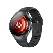 INF Združljiv s Huawei WATCH 5 (42 mm) Silikonski pašček za uro Black, (5000079836)
