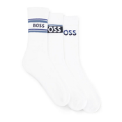 3PACK Hugo Boss Socks White