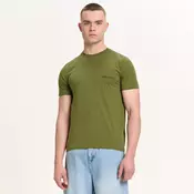 Cropp - Majica s natpisom - green