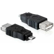 PremiumCord Adapter USB A/ženska-MicroUSB/moški