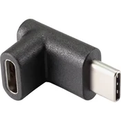 Renkforce Renkforce USB 3.1 (gen. 2) adapter [1x moški konektor USB-C® - 1x ženski konektor USB-C®] 90° kotni navzgor, (20429965)