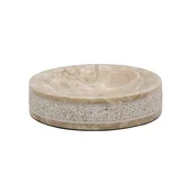 POSH prostostoječe držalo za milo, marmor, bež - Bež - 100x25 mm - Ridder - POSH - 24 - Kamen - Posoda za milo - Krožni - 100 - 25 - 100 - 14