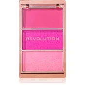 Makeup Revolution Blush Icon Palette paleta rdečil odtenek Hot Pink Flag 9.8 g