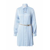 MICHAEL Michael Kors Košulja haljina, nebesko plava / bijela
