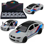 Sports Car Metal Car Pull-Back Drive Matte Gray 1:32