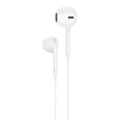 Inclined in-ear remote earphones Foneng EP100 (white)