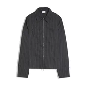 Bershka Bluza siva/pegasto siva