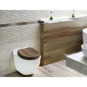 MDF WC sjedalo, 3D uzorak, sporo zatvaranje, univerzalno podešavanje