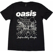 Oasis Majica Definitely Maybe Line Drawing Unisex Black XL