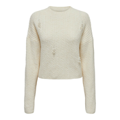 ONLY Ženski džemper 15302212 beli