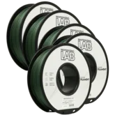Professional Lab 5x PLA Carbon Fiber Zelena 1,75 mm 1 kg kolut | Prof. Lab - Visoko trden 3D tiskalni filament s karbonskimi vlakni
