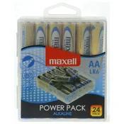 Maxell Baterija AA (LR6), 24 kos, alkalne pvc pakiranje