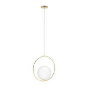 Azzardo AZ4983 - Luster na sajli JUMBO 1xG9/50W/230V zlatna