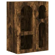 Vidaxl Strani šal ELST Dimljeni oreh 59 x 35 x 80.5 cm Konstruiran les