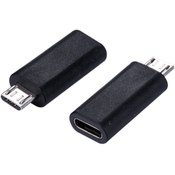 VALUE Value USB 2.0 adapter [1x moški konektor USB 2.0 tipa micro B - 1x ženski konektor USB-C®], (20429823)